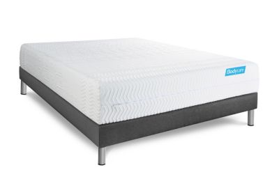 Pack sommier tapissier matelas  Mémoire de forme avec couette et oreillers