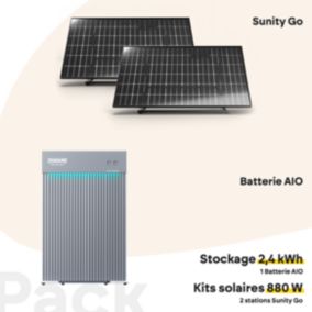 Pack SunityGo 880W +Batterie Zendure AIO