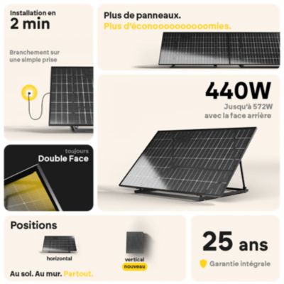 Pack SunityGo 880W, Hub 1200 +2Batteries
