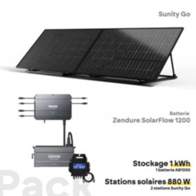 Pack SunityGo 880W, Hub 1200+ Batterie