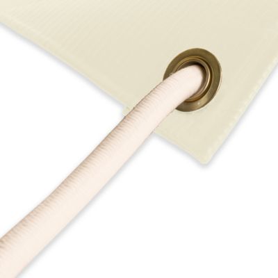 Pack TECPLAST Toile Pergola Ivoire 3x4 m + Sandow Ivoire 20m - Bâche Pergola prête à poser XP640PR Garantie 10 ans