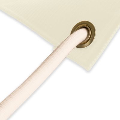 Pack TECPLAST Toile Pergola Ivoire 3x4 m + Sandow Ivoire 20m - Bâche Pergola prête à poser XP640PR Garantie 10 ans