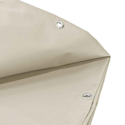 Pack TECPLAST Toile Pergola Ivoire 3x4 m + Sandow Ivoire 20m - Bâche Pergola prête à poser XP640PR Garantie 10 ans