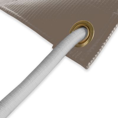 Pack TECPLAST Toile Pergola Taupe 3x4 m + Sandow Gris 20m - Bâche Pergola prête à poser LP640PR Garantie 8 ans