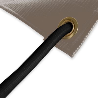 Pack TECPLAST Toile Pergola Taupe 3x4 m + Sandow Noir 20m - Bâche Pergola prête à poser LP640PR Garantie 8 ans
