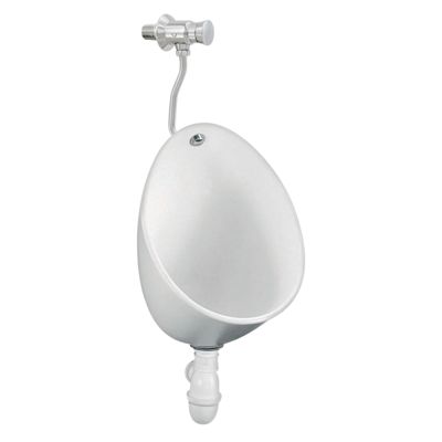 Pack urinoir JACOB DELAFON Coquille + robinet temporisé encastré