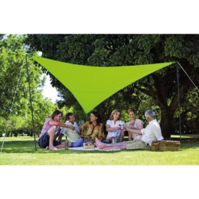 Pack voile d'ombrage triangulaire Camping Serenity 3,6m vert - JARDILINE - VK360S VERT