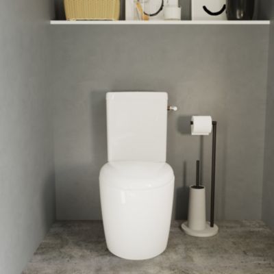 Pack WC à poser avec cuvette, abattant et réservoir, GoodHome Kentia
