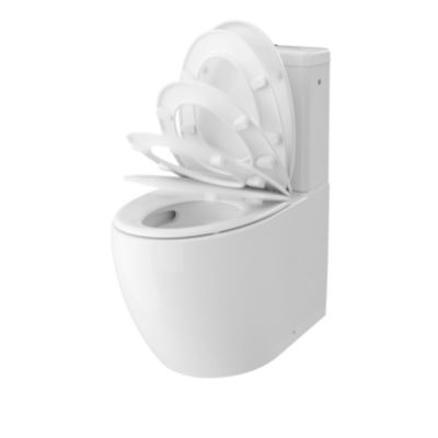 Pack WC à poser avec cuvette, abattant et réservoir, GoodHome Kentia