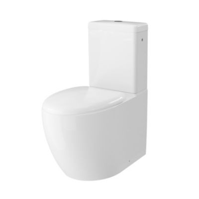 Pack WC à poser avec cuvette, abattant, réservoir, blanc, GoodHome Kentia