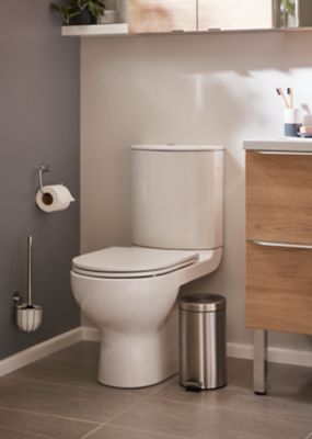 Pack WC à poser sans bride avec sortie horizontale GoodHome Cavally