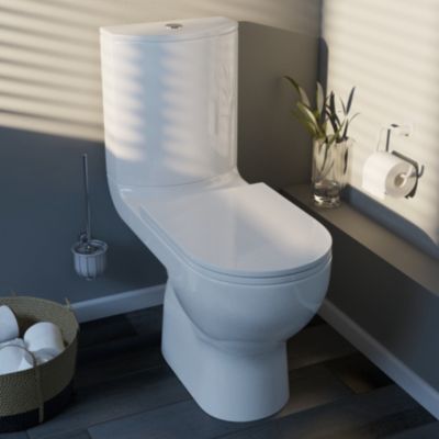 Pack WC à poser sans bride avec sortie verticale GoodHome Cavally