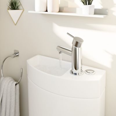 Pack WC à poser sans bride + lave-mains sortie horizontale GoodHome Cavally