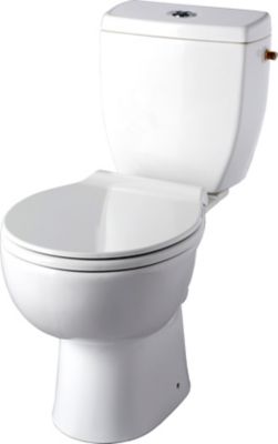 Pack WC à poser sans bride sortie horizontale Dalia Clean Flush