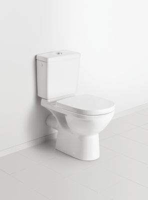 Pack WC à poser sans bride sortie horizontale Villeroy & Boch Direct Flush NF