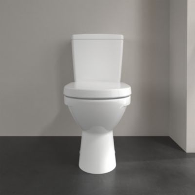 Pack WC à poser sans bride sortie horizontale Villeroy & Boch Direct Flush NF