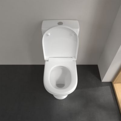 Pack WC à poser sans bride sortie horizontale Villeroy & Boch Direct Flush NF