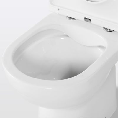 Pack WC à poser surélevé sans bride avec sortie horizontale GoodHome Cavally