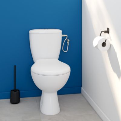 Pack WC à poser Urmia en céramique sortie horizontale Urmia