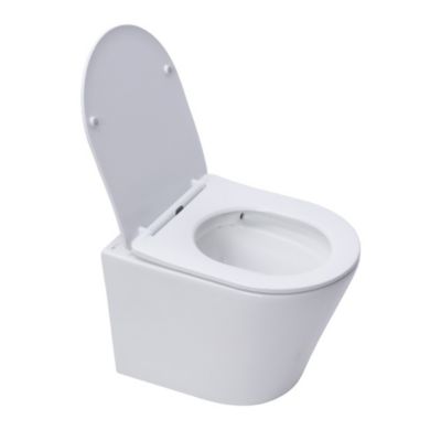 Pack WC bâti-autoportant + WC SAT Infinitio sans bride fixations ...