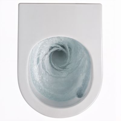 Pack WC bâti-support autoportant + WC sans bride Ceramia PixL avec ...