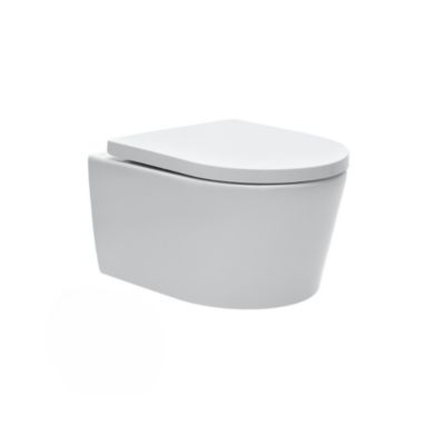 Pack WC Bâti-support Autoportant + WC SAT sans bride fixations invisibles + Abattant softclose + Plaque