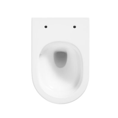 Pack WC bâti-support Duofix 112cm + WC suspendu Ceramia vortex Rimless + abattant SoftClose + plaque blanche (CETORGEB3)