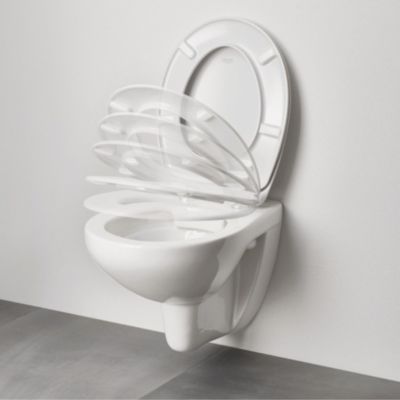 Pack WC Bâti-support Rapid SL + Cuvette Bau sans bride + Abattant ...