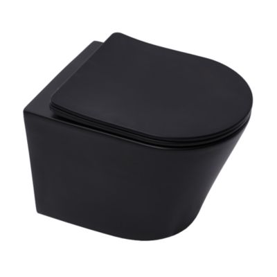 Pack WC Bâti-support sol mur Villeroy & Boch + WC SAT Infinitio sans bride + Abattant SoftClose + Plaque (VCNBLINFI4)