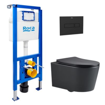 Pack WC bâti-support + WC suspendu sans bride Swiss Aqua Technologies ...