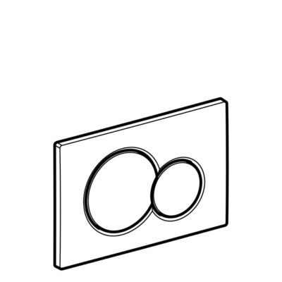 Pack WC Bati-support Geberit avec Cuvette SAT rimless fixations invisibles + Abattant softclose + Plaque noire (GebSatrimless-A)