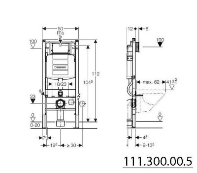 Pack WC Bati-support Geberit UP320 + WC Swiss Aqua Technologies Infinitio sans bride + Abattant softclose + Plaque blanche