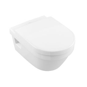 Pack WC cuvette suspendue sans bride avec abattant Targa Design Villeroy & Boch