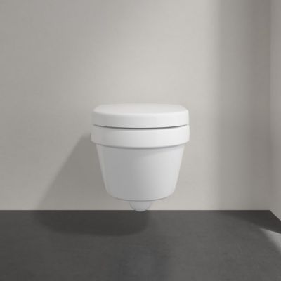 Pack WC cuvette suspendue sans bride avec abattant Targa Design Villeroy & Boch