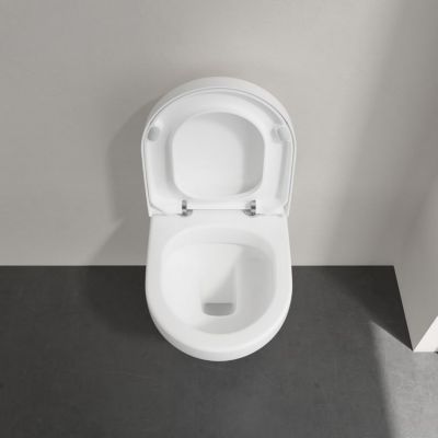 Pack WC cuvette suspendue sans bride avec abattant Targa Design Villeroy & Boch