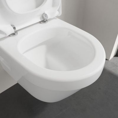 Pack WC cuvette suspendue sans bride avec abattant Targa Design Villeroy & Boch