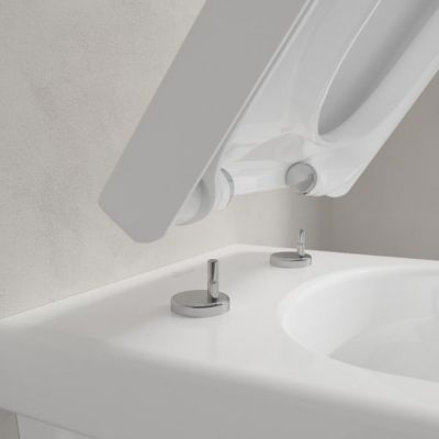 Pack WC cuvette suspendue sans bride avec abattant Targa Design Villeroy & Boch