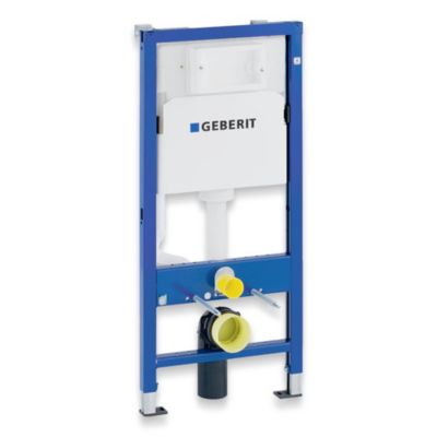 Pack WC GEBERIT Bâti-support Duofix+WC Slim Soft-Close ROLO blanc+tapis d'isolation acoustique+plaque blanc