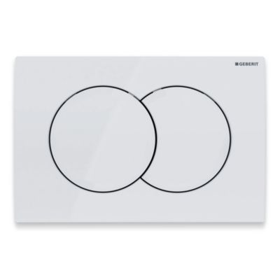 Pack WC GEBERIT Bâti-support Duofix+WC Slim Soft-Close ROLO blanc+tapis d'isolation acoustique+plaque blanc