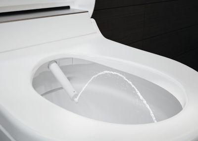 Pack WC japonais lavant suspendu Geberit Laita Premium Rimfree