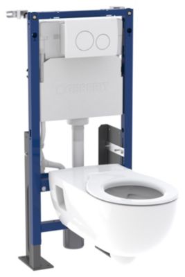 Pack WC suspendu avec bâti-support autoportant G450 Rimfree Geberit