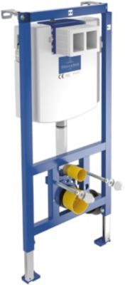 Pack WC suspendu avec bâti + WC, Villeroy et Boch Avento