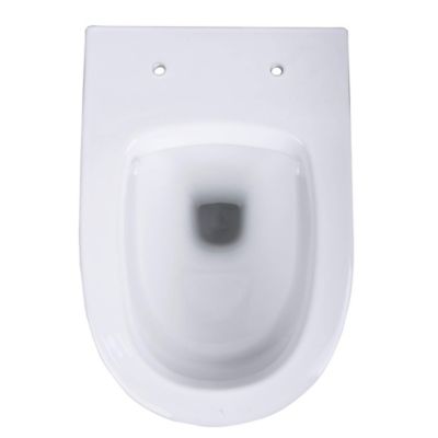 Pack WC suspendu blanc cuvette sans bride Fuerte et bâti-support sol et mur Grohe