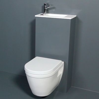 Toilettes pour enfants Salle de bain Lavage ¿¿ la main Repose-pieds ¿¿  double coussin Gris a17633