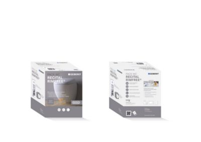 Pack WC suspendu Geberit Recital Rimfree