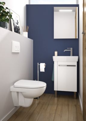 Geberit Pack wc suspendu cuvette rimless compact design-gary abattant  soft-close frein de chute fixation