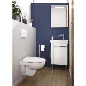 Toilette murale sans bord à fonction de bidet WC suspendu salle de