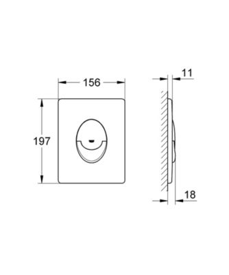 Pack WC suspendu sans bride Grohe Solido Vortex