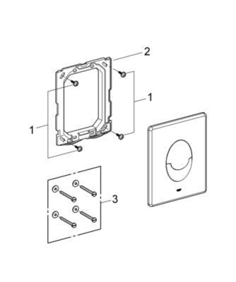 Pack WC suspendu sans bride Grohe Solido Vortex