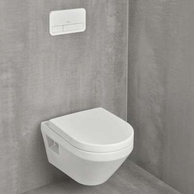 Pack WC suspendu sans bride Villeroy & Boch Architectura Twistflush e3 ...
